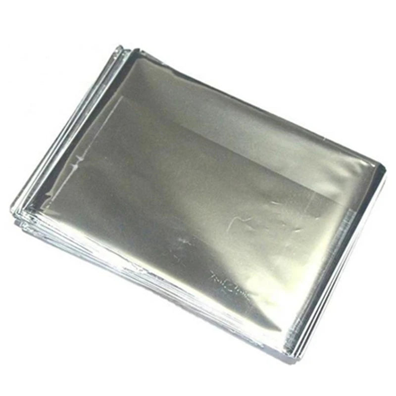 Manta Térmica de Emergência Mylar – Sobrevivência, Camping, Primeiros Socorros e Resgate